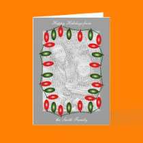 Holiday Lights Template cards
