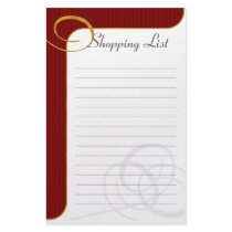 Holiday Lined Stationary Red/Gold stationery