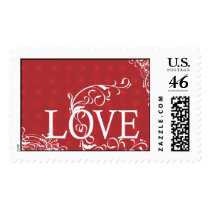 Holiday Love Wedding Postage