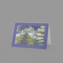 Holiday Luminaries cards