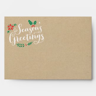Holiday Mailing Envelopes | Season's Greetings