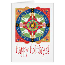 Holiday mandal zazzle, Happy Holidays! cards