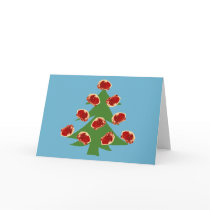 Holiday Meat Tree cards by trendyteeshirts Holiday Meat Tree cards