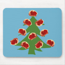 Holiday Meat Tree mousepads