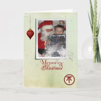 Holiday Memories Christmas Card card