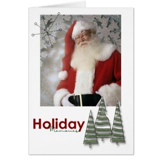 Holiday Memories Christmas Card card