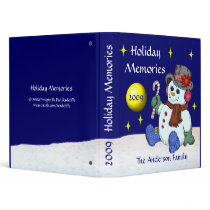 Holiday Memories Snowman binders by dradcliffe Holiday Memories Snowman binders