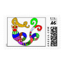 Holiday Mermaid Postage postage by Victoreeah Holiday Mermaid Postage postage