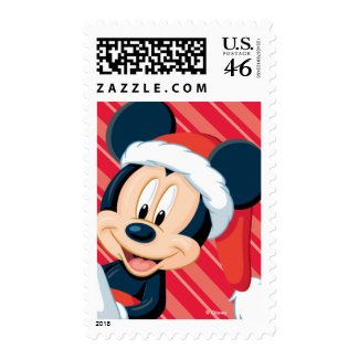 Holiday Mickey Postage Stamp
