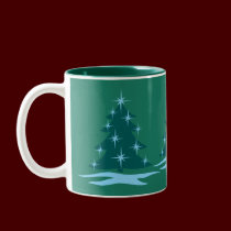 Holiday Mug Coffee Cup Festive Christmas Tree Cup