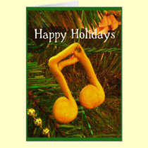 Holiday Music Note cards