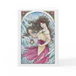 Holiday Nouveau Greeting Card