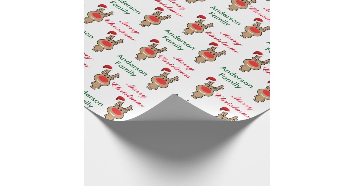 Holiday of funny Christmas Santa Wrapping Paper Zazzle