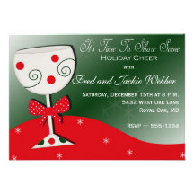 Holiday or Christmas Party Invitations