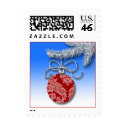Holiday Ornament Postage Stamp stamp