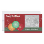 Holiday Ornaments Customizable Photo Card