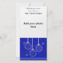 Holiday Ornaments Photo Card