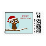 Holiday Owl Postage postage