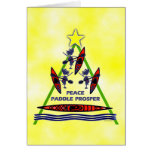 Holiday Paddle Kayak Canoe Design cards