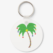 Holiday Palm Tree keychain