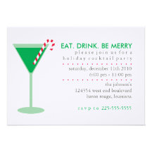 Holiday Party Custom Invitations