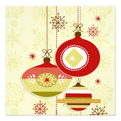 Holiday Party Flat Invitation