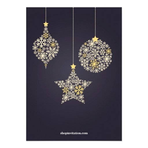 Holiday Party Flat Invitation