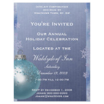 Holiday Party Flyer by forbes1954 Holiday Party Flyer