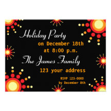 Holiday party invitation