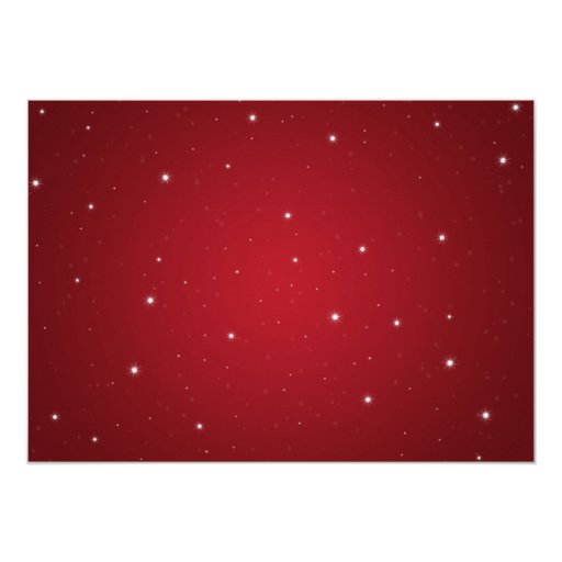 Holiday Party Invitation Christmas Tree Red Announcements