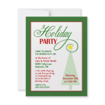 Holiday Party Invitation - Custom Cause