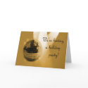 Holiday Party Invitation Gold cards by StarStock Holiday Party Invitation Gold cards