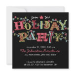 Holiday Party Lights - Modern Party Invitation