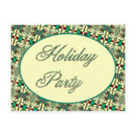 Holiday party postcard
