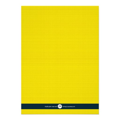 Holiday Party Yellow Bursts Custom Announcement