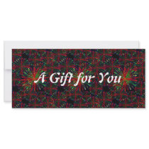 Holiday Pattern Brights Full Color Rack Card
