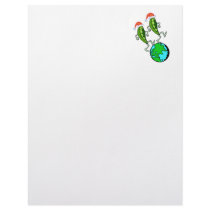 Holiday Peas on Earth Letterhead