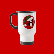 Holiday Penguin mugs
