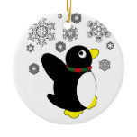Holiday Penguin Christmas Ornaments