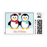 Holiday Penguins Christmas Postage