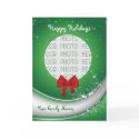 Holiday Photo Card card