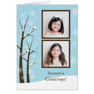 Holiday photo card