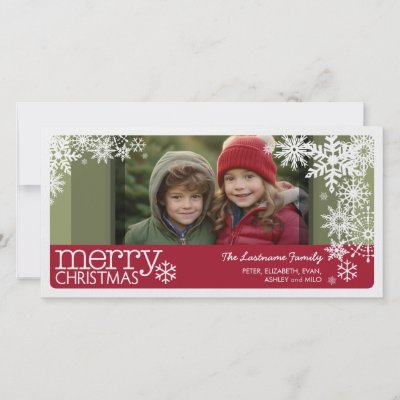 Holiday Photo Card: Let It Snow!