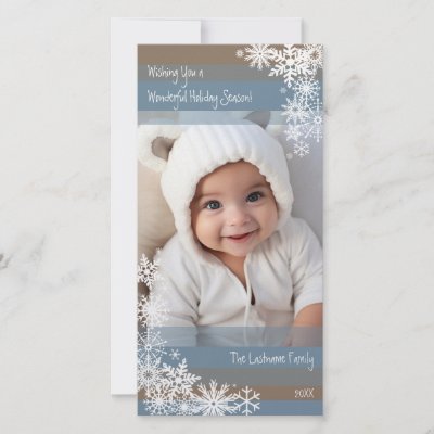 Holiday Photo Card: Let It Snow!