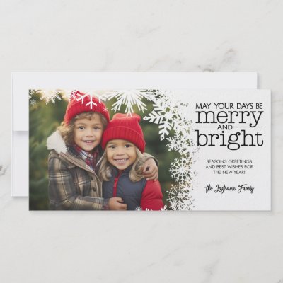 Holiday Photo Card: Let It Snow!