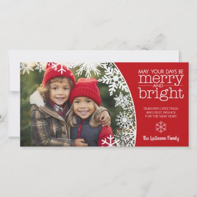 Holiday Photo Card: Let It Snow!