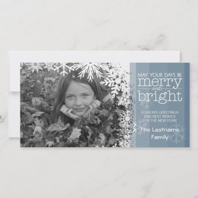 Holiday Photo Card: Let It Snow!