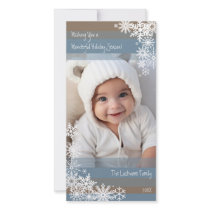 Holiday Photo Card: Let It Snow!
