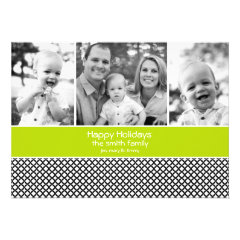 Holiday Photo Card with 3 photos