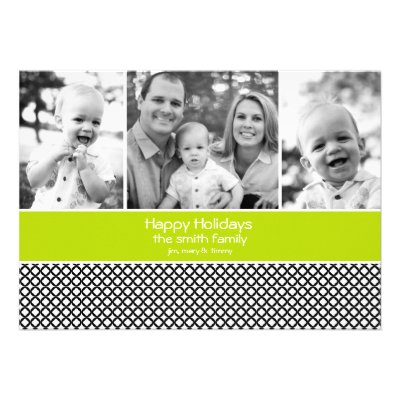 Holiday Photo Card with 3 photos